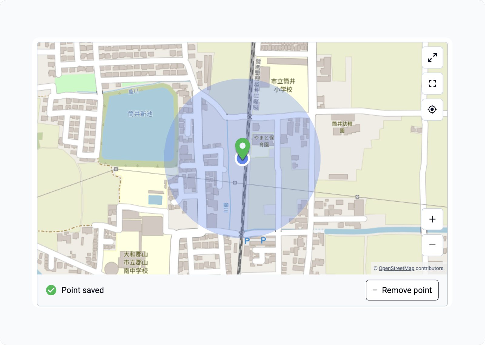 Web forms geopoint with placement-map appearance