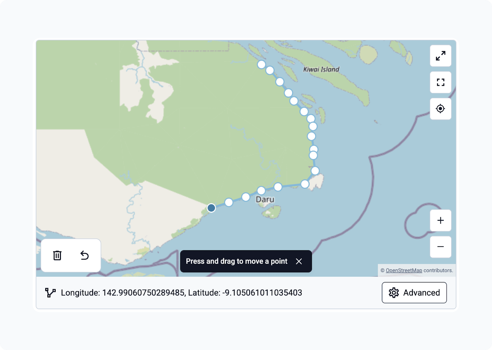 Web forms geotrace